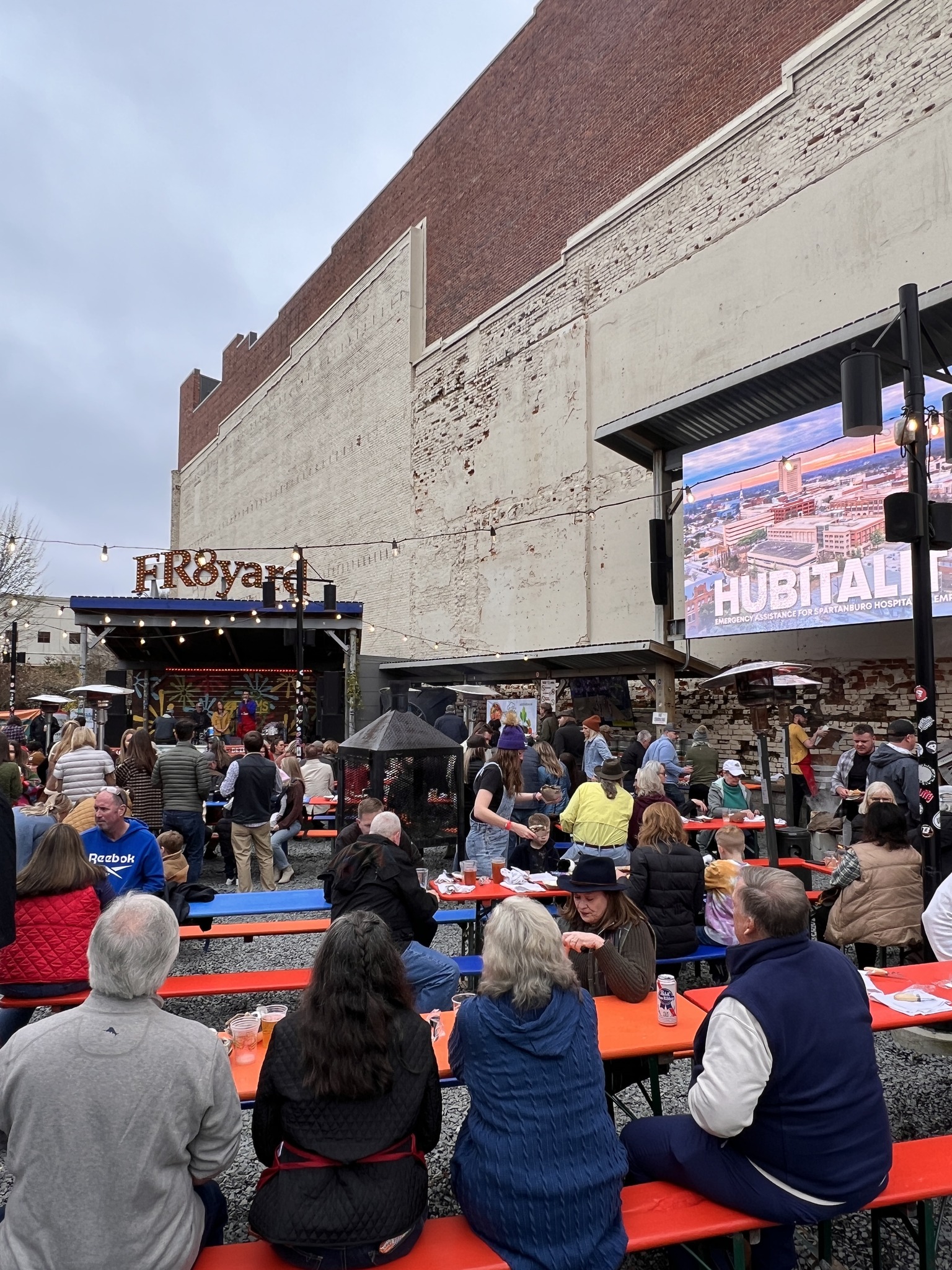 Hubitality's Rock & Roast event held at Fr8yard of Spartanburg.